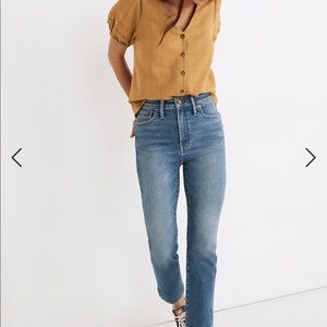 NWOT - Petite Curvy Stovepipe Jeans in Ditmas Wash